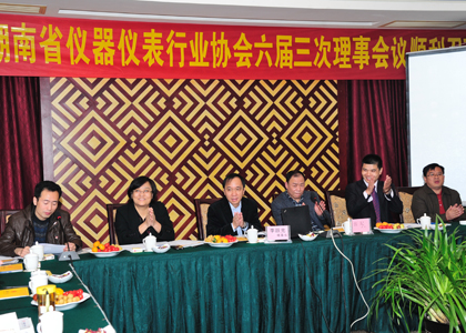 湖南省儀器儀表行業(yè)協(xié)會(huì)六屆三次理事會(huì)勝利召開 