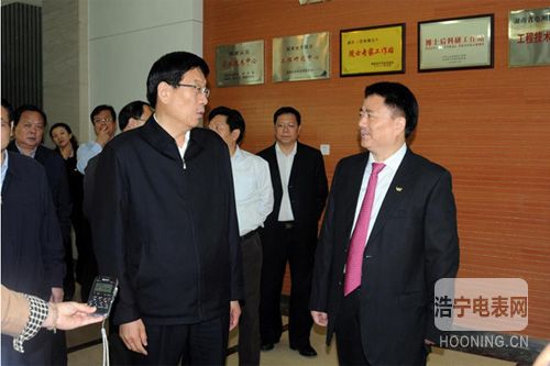 湖南省委書記徐守盛等領(lǐng)導蒞臨威勝調(diào)研