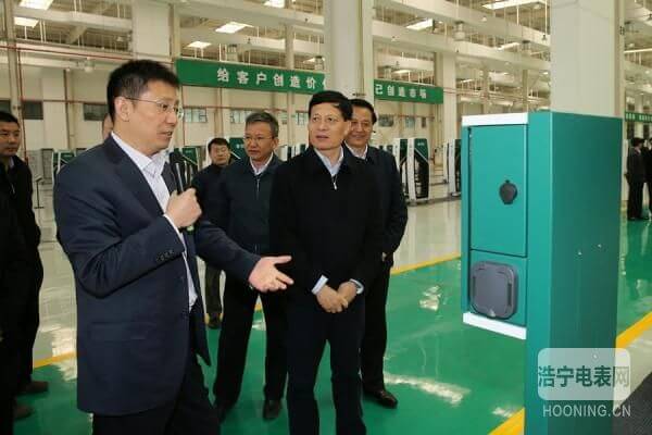 謝伏瞻省長到許繼集團調(diào)研重點項目建設(shè)情況
